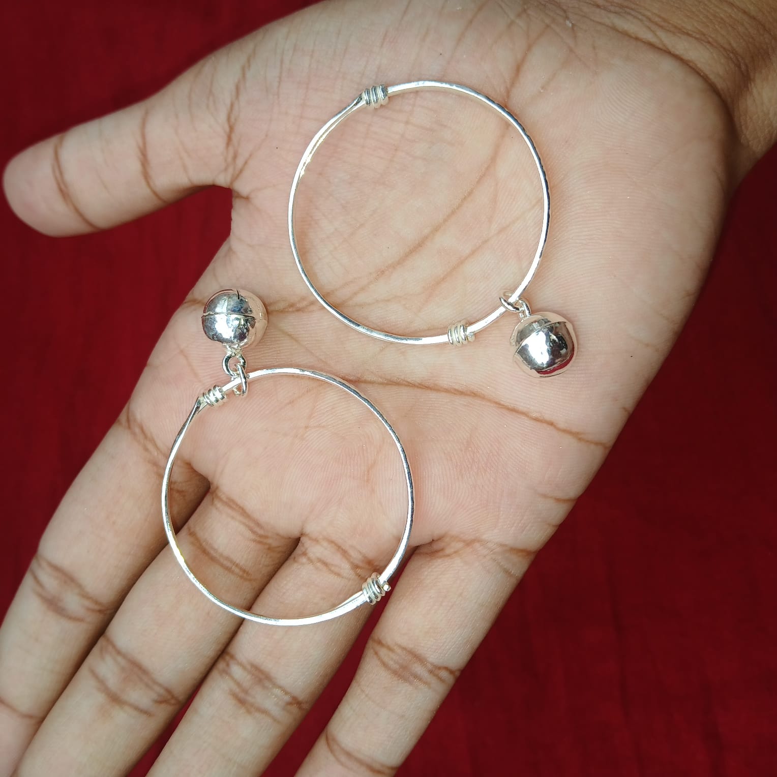 925 PURE SILVER BABY BANGLE - Image 2