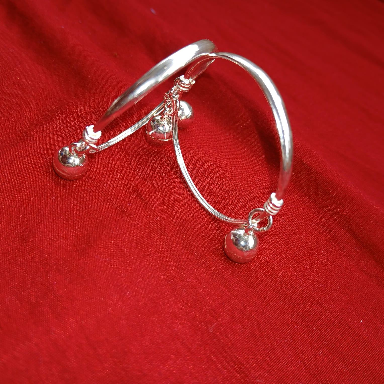 925 PURE SILVER BABY BANGLE - Image 3