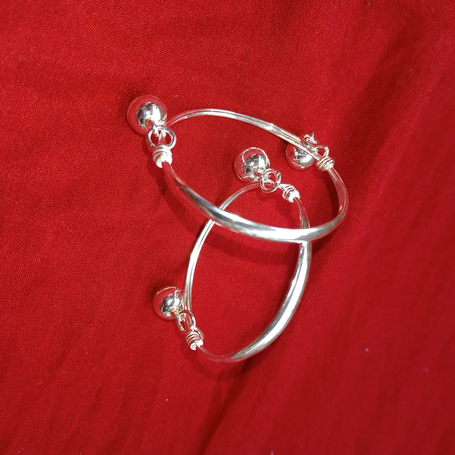 925 PURE SILVER BABY BANGLE - Image 4
