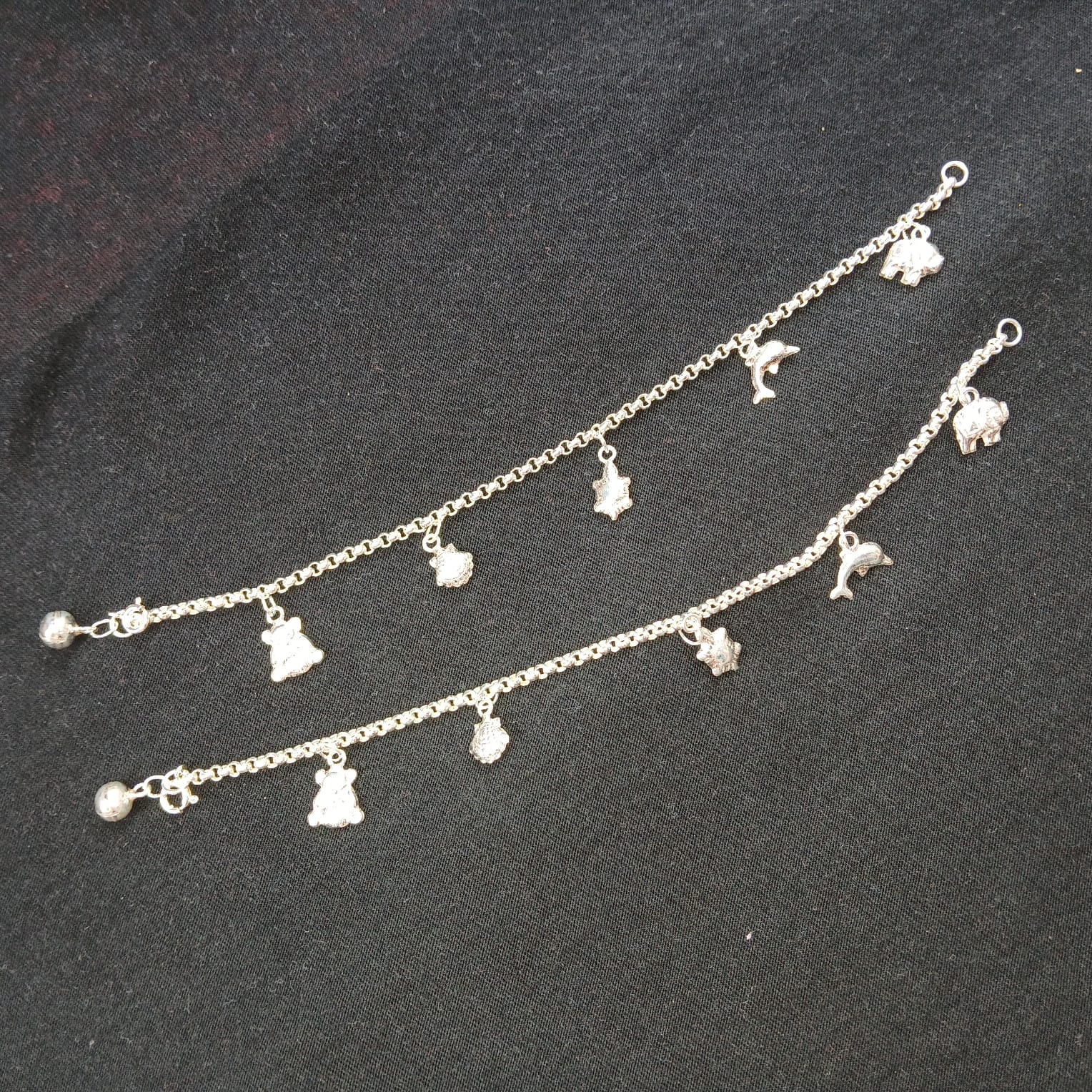 PURE SILVER LITTLE CHARMS ANKLET